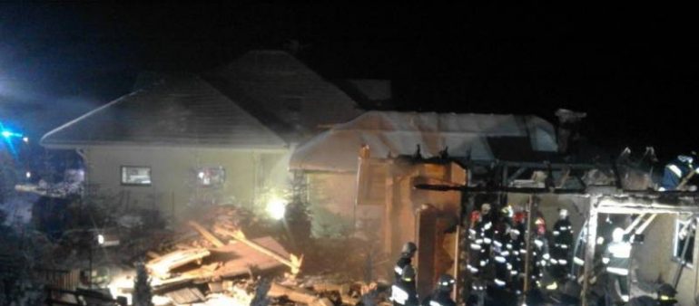 Binczarowa – 23.02.2018 – pożar budynku gospodarczego